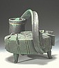Green Drum Teapot