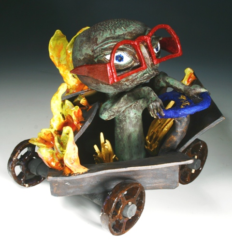Bubble Drives His Burning Box