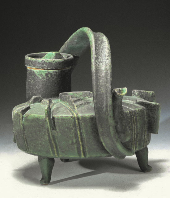Green Drum Teapot