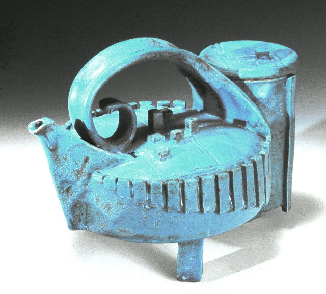 Blue Drum Teapot