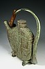 Drum Teapot with Laural Root